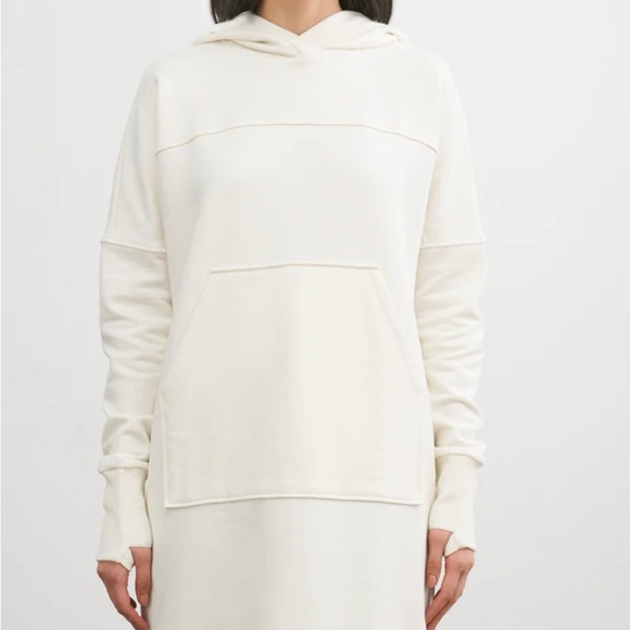 NWOT Marcella NYC Noori Sweatshirt Tunic / Cream / S - Picture 3 of 6